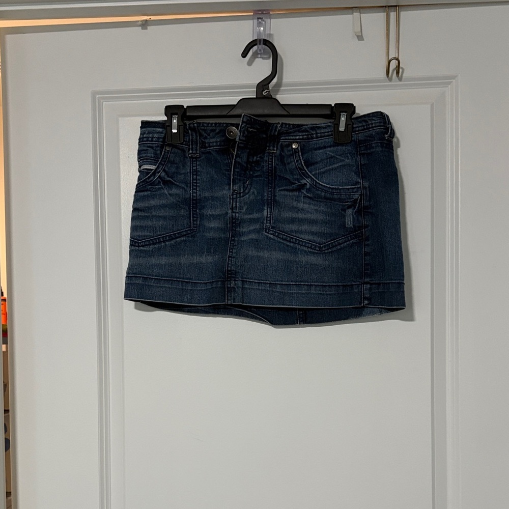 LEI Indigo Denim Skirt-size 7